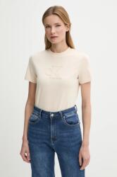 Calvin Klein Jeans pamut póló női, bézs, J20J225256 - bézs L