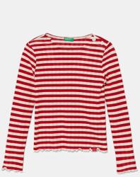 Benetton gyerek hosszúujjú piros, 33LQC10OM - piros 160