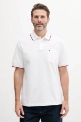 Tommy Hilfiger pamut póló fehér, férfi, sima, MW0MW38457 - fehér XL