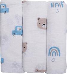 FREEON Муселинови пелени Freeon - 3 броя, 80 х 80 cm, За момче (48013)