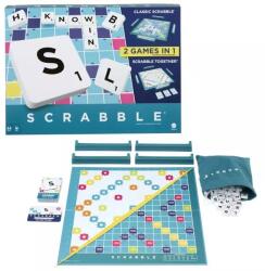 Mattel Scrabble 2 в 1 Оригинал и настолна игра - унгарски език (HXW04)