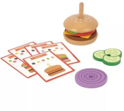 Tooky Toy Tooky Toy: Комплект за игра за създаване на хамбургер, дърво (TH844)