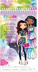 Crayola Creations: Glam комплект за моден дизайн със стикери (04-1273)