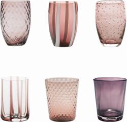 Zafferano Pahare Melting Pot violet de ametist 6 buc (MP00105) Pahar