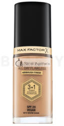 MAX Factor Facefinity All Day Flawless Flexi-Hold 3in1 Primer Concealer Foundation SPF20 folyé kony make-up 3 az 1-ben 70 30 ml