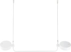 Zafferano Lampă suspendată fără fir Super O 77 cm albă (LD1153B3)