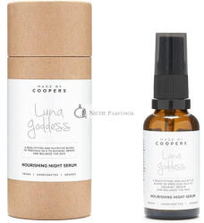 Made By Coopers Luna Éjszakai Szérum a Made by Coopers-től - Legjobb Éjszakai Elixír a Fiatalos Ragyogásért, 30ml