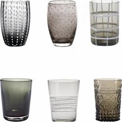 Zafferano Pahare Melting Pot gri 6 buc (MP00109) Pahar