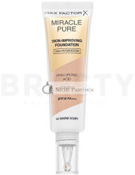 MAX Factor Miracle Pure Skin-Improving Foundation hosszan tartó make-up hidratá ló hatá sú 44 Warm Ivory 30 ml