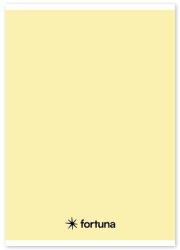Fortuna Füzet vonalas FORTUNA Monocolor A/5 32 lapos pasztell sárga (01.02089) - tonerpiac