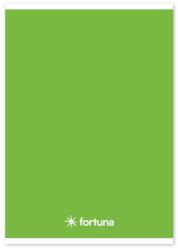 Fortuna Füzet vonalas FORTUNA Monocolor A/5 32 lapos 21-32 4-8. osztályos zöld (01.02077) - tonerpiac