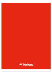 Fortuna Füzet vonalas FORTUNA Monocolor A/5 32 lapos 21-32 4-8. osztályos piros (01.02076) - tonerpiac