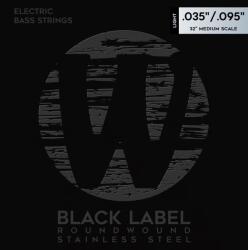Warwick Black Label Stainless Steel 4 Light . 035-. 095 Medium Scale