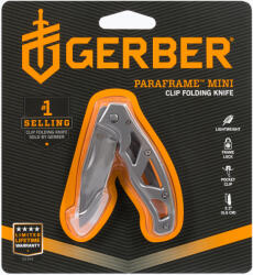 Gerber Paraframe Mini Folder Fine Edge utazókés ezüst 22-48485
