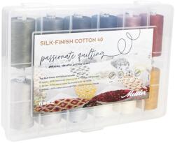 Mettler Ata de cusut, bumbac cu finete de matase, 12 conuri x 1000 m Silk-Finish Cotton 40 Passionate Quilting Kit Mettler (SFC40PASSION-K) - masinidecusut