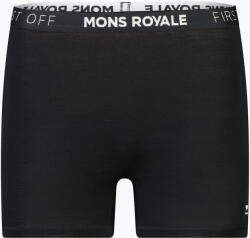 Mons Royale Női thermo boxeralsó Mons Royale Hannah Merino Hot fekete