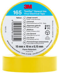 3M Temflex 165 elektromos szigetelőszalag 15 mm×10 m×0, 15 mm, 3 db (7100184732)