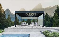 Iris Pergola Oldalfal - Motoros - Fehér - 3m (PS-103WH)
