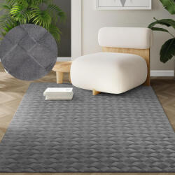  Modern Szőnyeg Rio 3D Join Antracit 120 x 170 cm Sötét Szürke