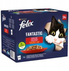 FELIX Fantastic macskaeledel vidéki ízek zselében 2, 04 kg (24 x 85)