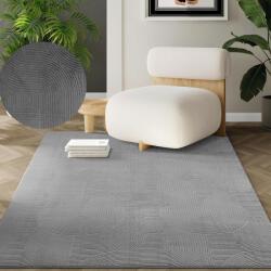 Modern Szőnyeg Rio 3D Joy Grey 80 x 150 cm Szürke