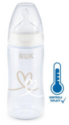 Nuk FC+ palack hőmérséklet-ellenőrzéssel 300 ml - fehér