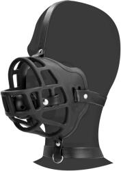 Ouch! Muzzle with Removable Ball Gag Black