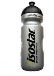Isostar műanyag kulacs, 650 ml, csavaros, szürke-fekete