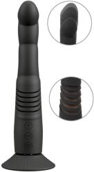 Couples Choice G and P-Spot Thrusting Vibrator Black Vibrator
