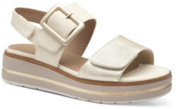 Jana női platformos szandál tépőzárral bézs arany kombi 28266-44-499 07592