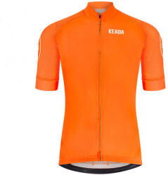 Keada Sports Férfi kerékpáros mez rövid ujjú - Narancssárga M narancssárga