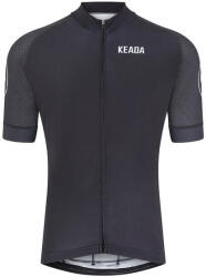 Keada Sports Férfi kerékpáros mez rövid ujjú - Fekete M fekete