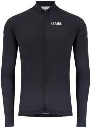 Keada Sports Férfi kerékpáros mez hosszú ujjú - Fekete XL fekete