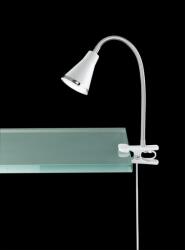 TRIO Arras króm-fehér LED csiptetős lámpa (TRI-R22711101) LED 1 izzós IP20