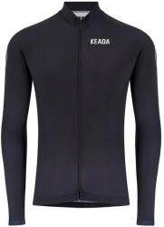 Keada Sports Férfi kerékpáros mez hosszú ujjú - Fekete 2XL fekete