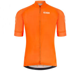 Keada Sports Férfi kerékpáros mez rövid ujjú - Narancssárga 2XL narancssárga