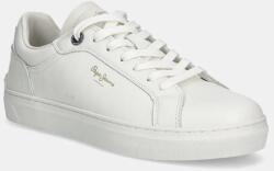 Pepe Jeans bőr sportcipő CAMDEN EDITION M fehér, férfi, PMS00045 - fehér Férfi 45