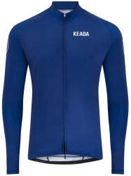 Keada Sports Női kerékpáros mez hosszú ujjú - Tengerészkék L kék
