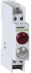 NOARK Electric Ex9PD2rw 230V AC/DC Jelzőlámpa mod 230V AC/DC 1 piros LED and 1 fehér LED (102498) (102498)