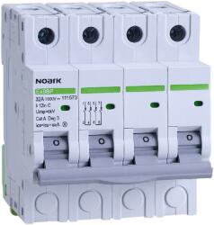 NOARK Electric Ex9BP 4P DC1000V C40 EU Kismegszakító DC 6 kA PV-hez C karakt 40 A 1000 V DC 4MU (111574) (111574)