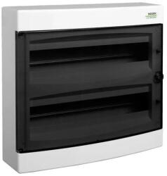 NOARK PNS 2x18T Lakáselosztó falon kívüli, 36modul, 2x18modul, füstszínű ajtóval, IP40, 361x396x112mm (101501) (101501)