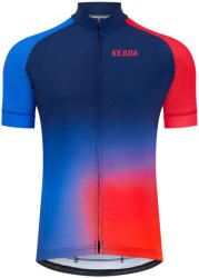 Keada Sports Férfi rövid ujjú kerékpáros mez - Jekyll One XL kék|vörös
