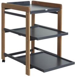 Quax Antracitszürke lakkozott pelenkázóasztal Quax Comfort 74 x 60 cm (05052516N)