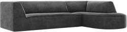 CXL by Christian Lacroix Sötétszürke bársony sarokkanapé CXL Charles II. 273 cm, jobbra (CXL_RC_M_120_F1_CHARLES4)