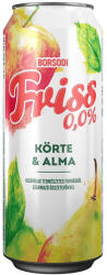 Borsodi Friss 0, 0% Körte-Alma dob. sör 0.5 DRS