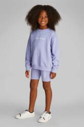 Calvin Klein Jeans gyerek pamut melegítő szett lila, IU0IU00705 - lila 152
