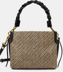 Coccinelle kézitáska BOHEME BICOLOR STRAW fekete, S6F 58 01 01 - fekete Univerzális méret
