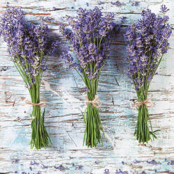 POL-MAK Levendula Three Bunches szalvéta 20 db-os 33x33 cm (PKK022171)