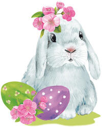 POL-MAK Húsvét Watercolour Bunny szalvéta 20 db-os 25x25 cm (PKK759924)