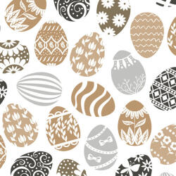 POL-MAK Húsvét Elegant Eggs szalvéta 20 db-os 25x25 cm (PKK759931)